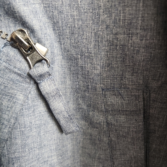 US.POLO.ASSN. Gray Jacket for Men Medium Windbreaker - Picture 8 of 12